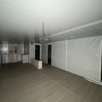 Maison préfabriquée moderne de luxe pliable et portable de 20/40 pieds, 2 à 5 chambres, bureau extensible en conteneur, cuisine étanche