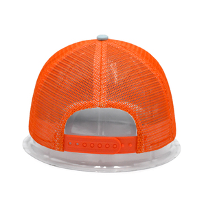 قبعة بيسبول شبكية مطرزة بتصميم مخصص من مورد فرنسي، قبعة سائق شاحنة (تركر) بحزام خلفي قابل للتعديل - Product Image 5