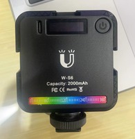 2024 nouvelle caméra LED RVB W-S6 Offre Spéciale photographie couleur lumière de remplissage dimmable mini lumière vidéo en direct