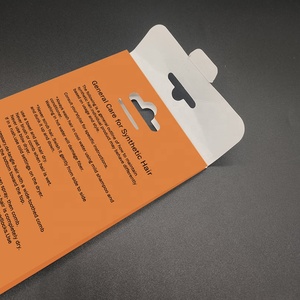 Cajas de Embalaje de Papel con Orificio para Colgar Personalizadas, Cajas de Cartón Impresas para Gorras de Malla y Accesorios para el Cabello - Product Image 6