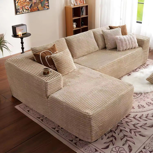 <b>Cheap</b> Shipping L-Shaped Cloud Couch Set with 2 Pillows Memory Foam Sectional <b>Sofa</b> Wholesale Compressed <b>Sofa</b> Set - Product Image 6