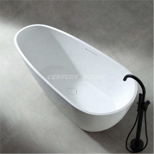 Centurymosaic Independiente Interior Moderno Piedra Artificial Baño Lujo <span class=keywords><strong>Roca</strong></span> Textura <span class=keywords><strong>Bañera</strong></span> para Apartamento y Hotel - Product Image 6