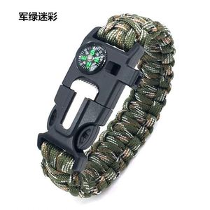 Pulsera de Supervivencia de Paracord de Siete Hilos 5 en 1, Cuerda de Emergencia para Acampar al Aire Libre, Encendedor, Brújula y Silbato para Senderismo - Product Image 4