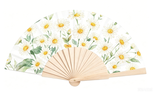 Custom Printing Fabric Foldable Wood High Quality Personalized Bamboo <b>Hand</b> <b>Held</b> <b>Fans</b> - Product Image 3
