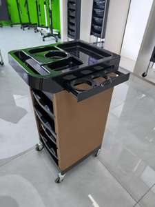 Chariot de rangement de salon à 5 niveaux durable en plastique, équipement de salon de coiffure, vente en gros d'usine - Product Image 5