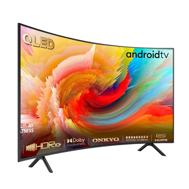65 Inch Smart TV 4K Ultra HD LED Curved Big Screen Wifi Inteligentes Television