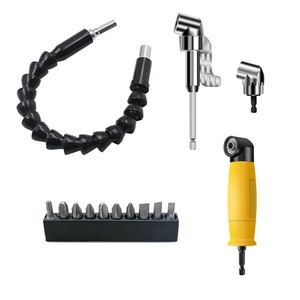 Herramienta de Esquina para Destornillador, Extensión Universal Flexible Negra para Taladro - Product Image 2