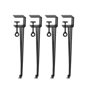 Clamp <strong>Table</strong> <strong>Legs</strong> <strong>Hairpin</strong> Modern Bar Office Desk Cast Iron Steel Coffee <strong>Dining</strong> Metal F Adjustable <strong>Table</strong> <strong>Legs</strong> Clamp for <strong>Table</strong> - Product Image 6