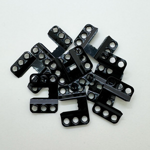 ตะขอแขวนแบบหล่อขึ้นรูป 6 รู สีดำ E221 รับน้ำหนักได้ 5-10 กก. ตะขอคู่ สำหรับแผงหลังกรอบรูป อุปกรณ์ฮาร์ดแวร์ - Product Image 3