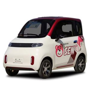 Mini coche eléctrico de baja velocidad, 4 ruedas, 2 puertas, 4 asientos, 1500W, ABS, A6 - Product Image 3