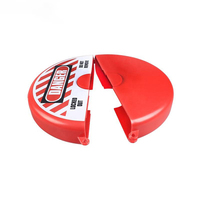Best Seller High Security PP Plastic Safety Gate Valve Lock Lockout Device for Industrial Electrical Safety Maintenance