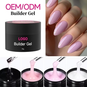 OEM Pro Factory 50g Hard Gel Builder <b>Nail</b> <b>Extension</b> Gel Long Lasting Professional Liquid Formula Luxury Style UV Gel for Salon - Product Image 1