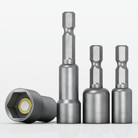 Jeu de douilles magnétiques hexagonales BEILI 1/4" 6-14 mm en Cr-V pour perceuse sans fil et tournevis électrique