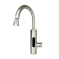 Robinet Chauffe-Eau Électrique Instantané pour Salle de Bain, Chauffe-Eau Électrique, Robinet d'Eau Chaude à Chauffage Rapide pour Cuisine Domestique