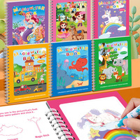 Libro da disegno ad acqua personalizzabile per bambini con rilegatura perfetta - Libro per disegni ad acqua trasparente
