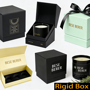 The Manufacturer Customizes Unique Rectangular Craft Packaging for Luxury Candle Boxes Suitable As <strong>Gifts</strong> - Product Image 5