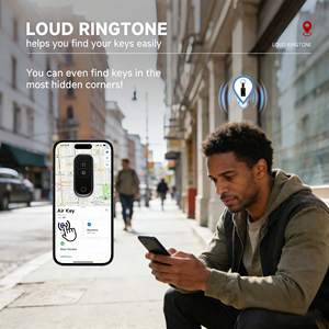 Porte-clés intelligent au design <span class=keywords><strong>cyberpunk</strong></span> cool, organisateur de clés anti-perte avec traceur, porte-clés de voiture durable pour voitures - Product Image 4