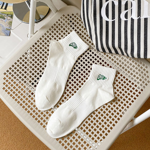 Primavera y verano bordado <span class=keywords><strong>OHH</strong></span> letra Color sólido deportes cintura Cinching hombres calcetines absorbentes de sudor - Product Image 4