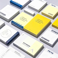 Blocs-notes autocollants personnalisés avec logo, vente en gros, bloc-notes promotionnels pour le bureau, publicité, bloc-notes autocollants personnalisés
