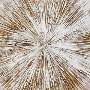 Kết cấu nghệ thuật tường hình nổ với điểm nhấn vàng và bạc, bức tranh trang trí trừu tượng 3D cho nội thất hiện đại - Product Image 4