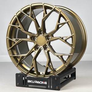 Jantes forgées Bku 20 21 22 pouces 5x120.65 pour <span class=keywords><strong>Chevrolet</strong></span> <span class=keywords><strong>Corvette</strong></span> C6 C5 C7 <span class=keywords><strong>C8</strong></span> C4 ZR1 Z06, jantes de course en alliage bronze personnalisées - Product Image 4