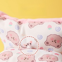 Nid d'hiver pour hamster Produit en coton pour animaux domestiques Accessoires chauds pour hamster Chinchilla Maison de lit pour hamster cochon d'Inde avec support en métal
