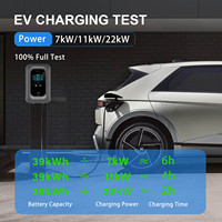 Nuevo Type2 7kw 32a Gbt Type1 16 a 220V 9kw 9.6kw 40 Amp Home Monofásico Tipo 2 3 Pin Uk Batería de coche híbrida Ev Cargador Garaje