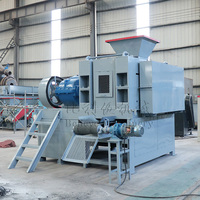 Machine de fabrication de briquettes de charbon de bois pour barbecue en bambou et noix de coco Kenya avec moteur de base, moule équipement de briquetage minéral