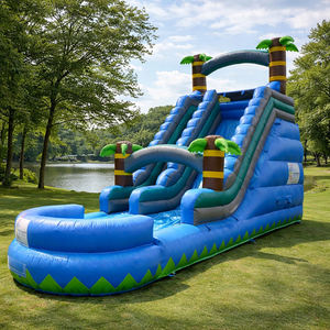 <span class=keywords><strong>Château</strong></span> <span class=keywords><strong>gonflable</strong></span> écologique Dola, trampoline combiné extérieur et intérieur, jungle <span class=keywords><strong>gonflable</strong></span>, PVC commercial anti-UV 100+ - Product Image 2