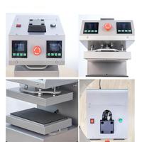 Presse à chaud pneumatique automatique MYEKOO pour transfert sur étiquettes et t-shirts, nouvelle, 15x15cm