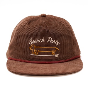 Custom Original Corduroy Snapback Hats With Rope Embroidery logo 5 Panel Outdoor Unstructured Caps - Product Image 1