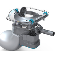 Aspirateur automatique multifonction 150L ABS Leaf Eater Skimmer avec 3 sacs filtrants pour le nettoyage de la surface du sol de la terrasse de la piscine