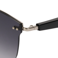 Lunettes de soleil légères à monture métallique, lunettes intelligentes IA avec traduction, lunettes audio Bluetooth 5.4 avec appels IA et musique