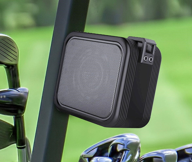 Newly Magnetic Golf Cart B'luetooth Speaker for Golfers Outdoor IPX7 Waterproof Wireless Speaker with TWS SD Card