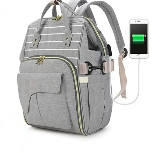 Комплект детских сумок OEM/ODM, дорожный рюкзак для мам, сумка для подгузников с люлькой