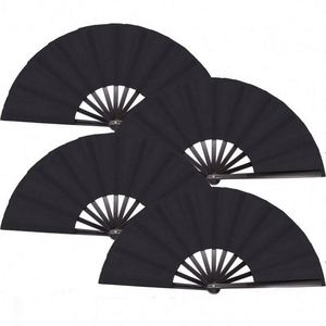 Éventails portables légers des Bahamas avec drapeau national personnalisé, style pliable en gros pour événements sportifs et utilisation par la foule - Product Image 3