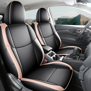 Pour Nissan <span class=keywords><strong>Qashqai</strong></span> J10 J11 Dualis Rogue Sport 5 places, housses de siège sur mesure, accessoires de voiture, cuir Nappa, couverture complète - Product Image 3