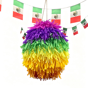 Fillable Hanging Pinata For Birthday Party Candy Treat Storage And Interactive Game Decoration - Product Image 3
