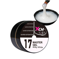 XGM ongles couleurs solide constructeur ongles Gel 30g clair acrylique Extension solide constructeur Gel ongles renforcer Gel Art manucure
