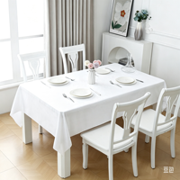 Nappe de table imperméable à motif à carreaux en fibre élastique de polyuréthane brossé (spandex) 110g, vente en gros