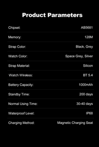 Smartwatch MT68 con Batteria ad Alta Capacità 1000mAh, Torcia LED, Orologio Intelligente Robusto, Prezzo di Fabbrica OEM per Escursionismo all'Aperto - Product Image 4