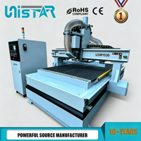 Máquina Router CNC ATC de Cambio Automático de Herramientas de 4*8 5*10 Pies 1325 para Fabricación de Muebles, Paneles de Gabinetes y Puertas de Madera