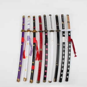 104cm une pièce en plastique épée non aiguisée 9 Styles japonais Anime Cosplay jouet samouraï Katana une pièce <span class=keywords><strong>Zoro</strong></span> épées Katana - Product Image 2