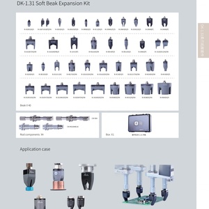 DK-1.31 ซอฟท์บีค ไนโตรเมติกกริปเปอร์ ซอฟท์ทัช เฟล็กซิเบิลกริปเปอร์ นิ้วหุ่นยนต์แบบนุ่ม หัวกริปเปอร์หุ่นยนต์แบบนุ่ม นิ้วแบบนุ่ม - Product Image 2