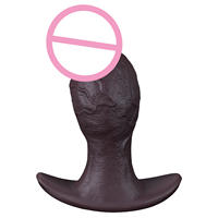 Dildo Realista Extra Grande en Forma de Hongo, de Silicona Suave para Mujeres, Expansor Anal y Vaginal, Exótico y Usable