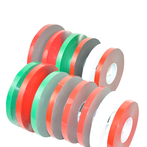 Ruban adhésif en <span class=keywords><strong>mousse</strong></span> acrylique double face imperméable, sensible à la pression, pour scellage de cartons et vitrage automobile, noir, blanc, gris, transparent - Product Image 1