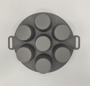 Stampo da Forno <span class=keywords><strong>in</strong></span> <span class=keywords><strong>Silicone</strong></span> Riutilizzabile Antiaderente da 7 Cavità <span class=keywords><strong>per</strong></span> Cupcake, <span class=keywords><strong>per</strong></span> <span class=keywords><strong>Friggitrice</strong></span> <span class=keywords><strong>ad</strong></span> <span class=keywords><strong>Aria</strong></span> e Forno - Utensile da Cucina Personalizzabile <span class=keywords><strong>per</strong></span> Alimenti, Senza BPA - Product Image 3
