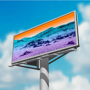 จอแสดงผล LED สีเต็มรูปแบบ ความสว่างสูง 6500cd กันน้ำระดับ IP65 ขนาด 960x960 มม. ตู้อะลูมิเนียม สำหรับโฆษณาเชิงพาณิชย์กลางแจ้ง - Product Image 1