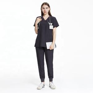 New Female Nurse Scrubs Uniforms Sets <b>Top</b> Jogger Meidical Scrubs Uniforms Nursing Women Scrubs Sets Stretch Hospital Uniforms - Product Image 2