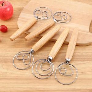 Nuevo Batidor <span class=keywords><strong>de</strong></span> Huevos, Mezclador <span class=keywords><strong>de</strong></span> Polvo, Mezclador <span class=keywords><strong>de</strong></span> Masa, Varillas Mezcladoras <span class=keywords><strong>de</strong></span> Doble Anillo y Anillo Único, Paleta Mezcladora <span class=keywords><strong>de</strong></span> Roble <span class=keywords><strong>de</strong></span> 13 Pulgadas - Product Image 4